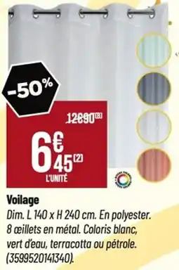 Tridôme Voilage offre