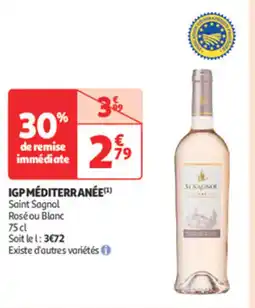 Auchan Supermarché SAINT SAGNOL Igp méditerranée offre