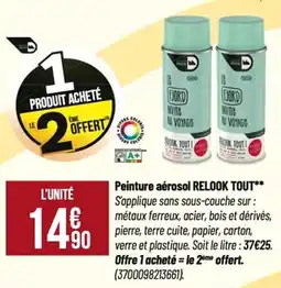 Tridôme Peinture aérosol relook tout offre