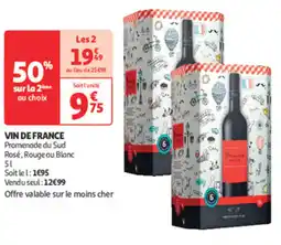 Auchan Supermarché PROMENADE DU SUD Vin de france offre