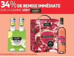 Auchan Supermarché VERY Sur la gamme offre