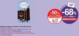Monoprix Bâtonnets glacés popolino chocolat intense offre