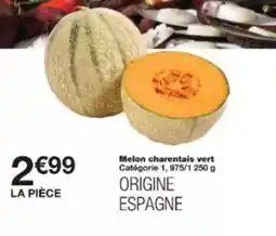 Monoprix Melon charentais vert offre