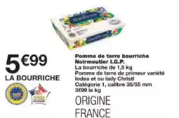 Monoprix Pomme de terre bourriche noirmoutier i.g.p. offre