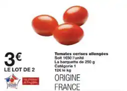 Monoprix Tomates cerises allongées offre