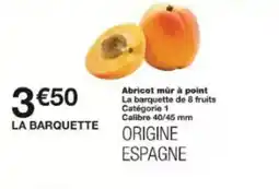 Monoprix Abricot mur à point offre