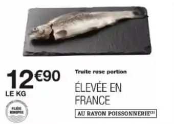 Monoprix Truite rose portion offre