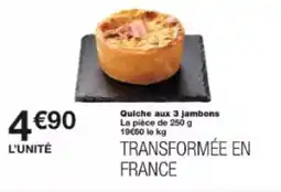 Monoprix Quiche aux 3 jambons offre