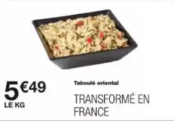 Monoprix Taboulé oriental offre