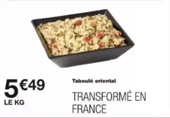 Monoprix Taboulé oriental offre