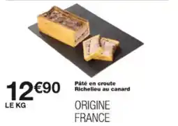 Monoprix Pâté en croute richelieu au canard offre