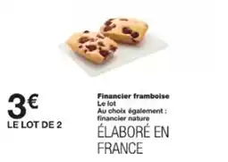Monoprix Financier framboise offre