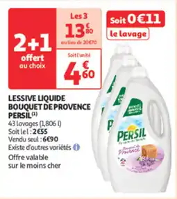 Auchan Supermarché PERSIL Lessive liquide bouquet de provence offre