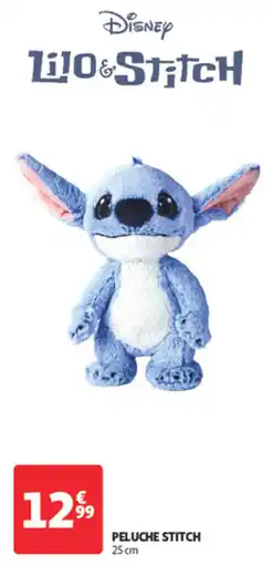 Auchan Supermarché DISNEY Peluche stitch 25 cm offre