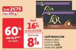Auchan Supermarché L'OR Café moulu offre