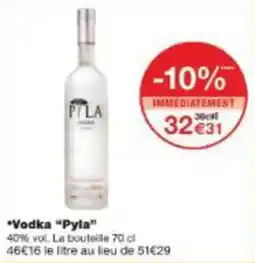 Monoprix Vodka pyla offre