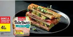 Cora x Carrefour HERTA Jambon Le Bon Paris offre