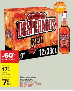 Cora x Carrefour DESPERADOS Bière aromatisée offre