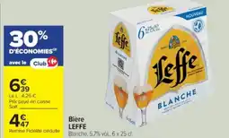 Cora x Carrefour LEFFE Bière offre