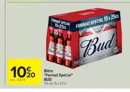 Cora x Carrefour BUD Bière Format Spécial offre