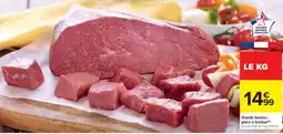 Cora x Carrefour Viande bovine : pièce à fondue offre