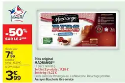 Cora x Carrefour MADRANGE Ribs original offre