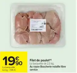 Cora x Carrefour Filet de poulet offre