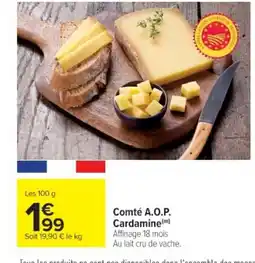 Cora x Carrefour Comté A.O.P. Cardamine offre