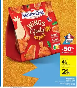 Cora x Carrefour Wings Party offre