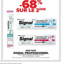 Cora x Carrefour SIGNAL PROFESSIONNEL Sur tout offre