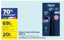 Cora x Carrefour ORAL B Brosse à dents électrique offre