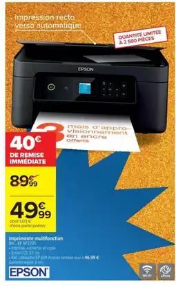 Cora x Carrefour EPSON Imprimante multifonction offre