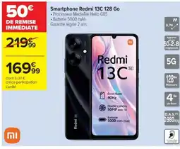 Cora x Carrefour Smartphone Redmi 13C 128 Go offre