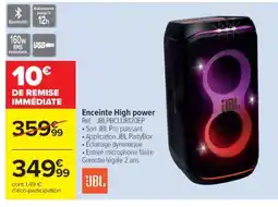 Cora x Carrefour JBL Enceinte High power offre