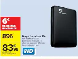 Disque dur externe 2To