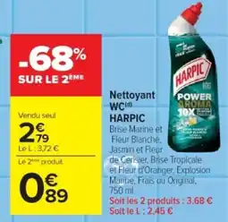 Cora x Carrefour HARPIC Nettoyant WC offre