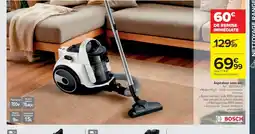 Cora x Carrefour BOSCH Aspirateur sans sac offre