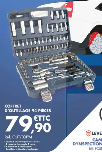 Autodistribution Coffret d'outillage 94 pièces offre