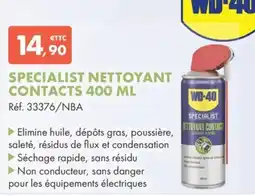 Autodistribution Specialist nettoyant contacts offre