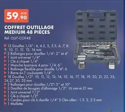 Autodistribution Coffret outillage medium 48 pièces offre