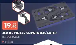 Autodistribution Jeu de pinces clips inter/exter offre