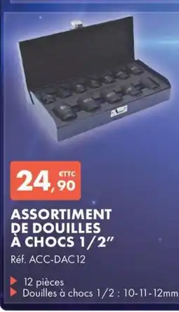 Autodistribution Assortiment de douilles Ă chocs 1/2" offre