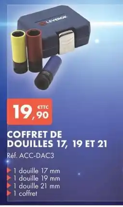 Autodistribution Coffret de douilles offre