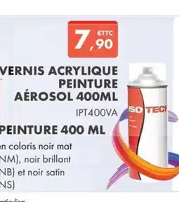 Autodistribution Vernis acrylique peinture aérosol offre