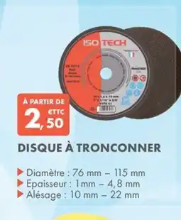 Autodistribution Disque Ă tronconner offre