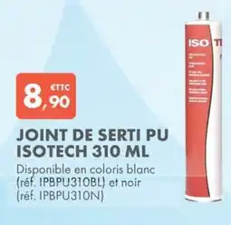 Autodistribution ISOTECH Joint de serti pu offre