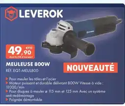 Autodistribution LEVEROK Meuleuse 800w offre