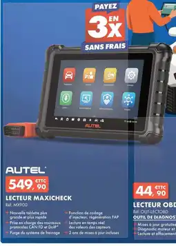 Autodistribution Lecteur maxicheck offre
