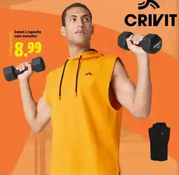 Lidl CRIVIT Sweat à capuche sans manches offre