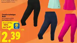 Lidl CRIVIT Corsaire technique Basic offre
